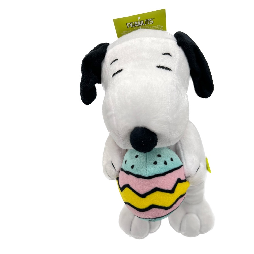 Peanuts Easter Egg Snoopy 9" Plush Squeaker Dog/Pet Toy by Fetch for Pets, NWT